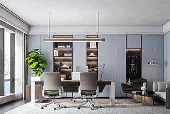 马鞍山轻奢风格-书房