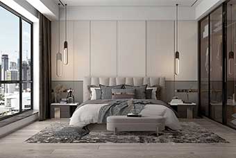 马鞍山现代风格-卧室