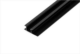 马鞍山航空纤维墙咔铝合金带灯中条（哑黑氧化）