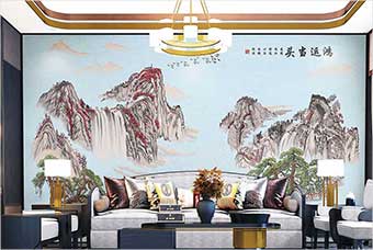 马鞍山森佰汇航空纤维墙咔（鸿运当头）